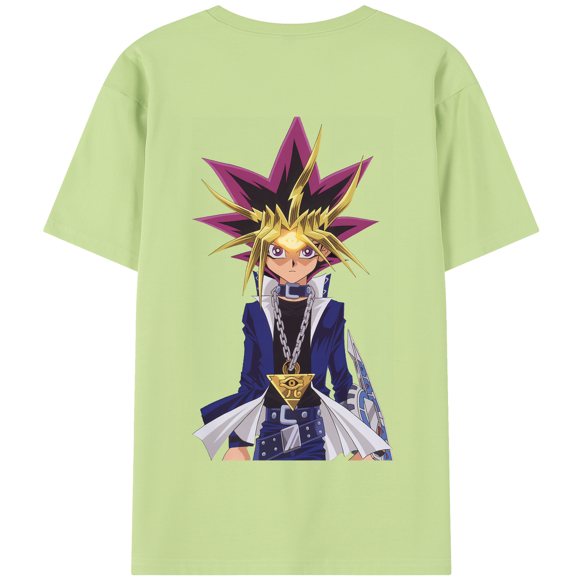 （画像用） 遊☆戯☆王 Yu-Gi-Oh! 綿100％半袖Tシャツ（背面プリント）